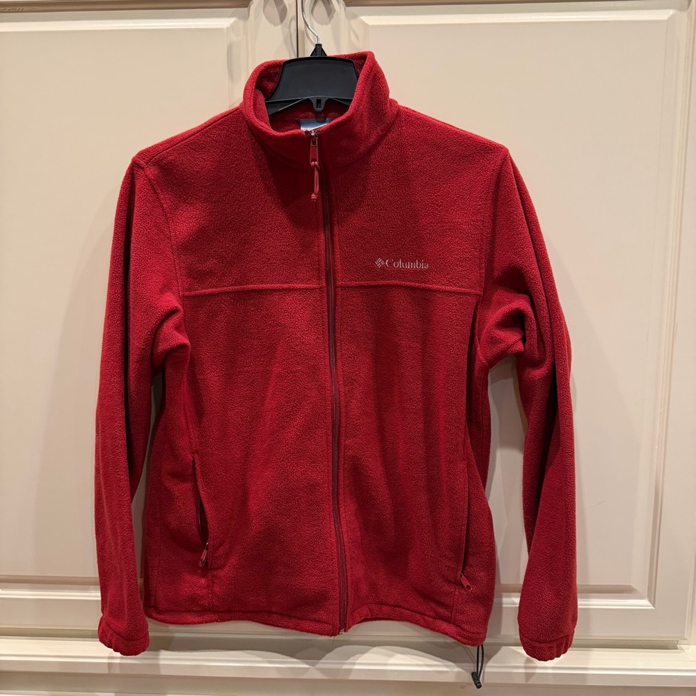 Columbia Deep Red Fleece Jacket